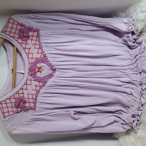 🐞 Free People Lavender Long Sleeve Top Size M